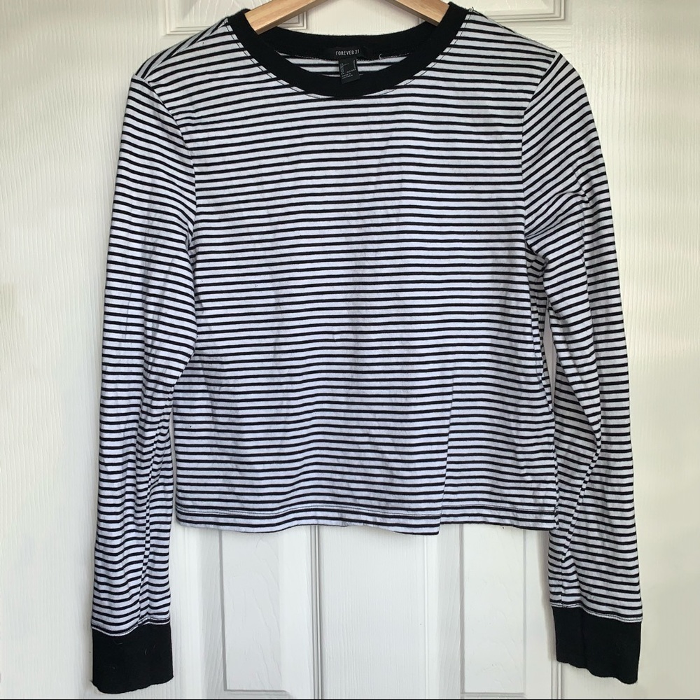 forever 21 striped long sleeve